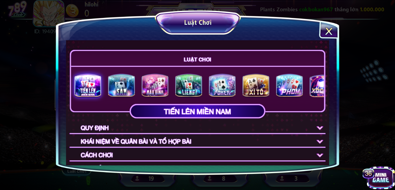 tien len 1 Khi gặp tổ hợp bài tiến lên 789Club yếu